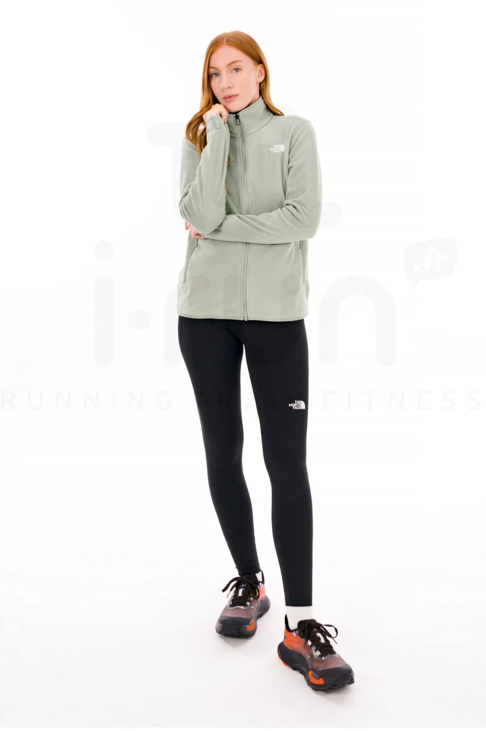 100 Glacier Full Zip femme