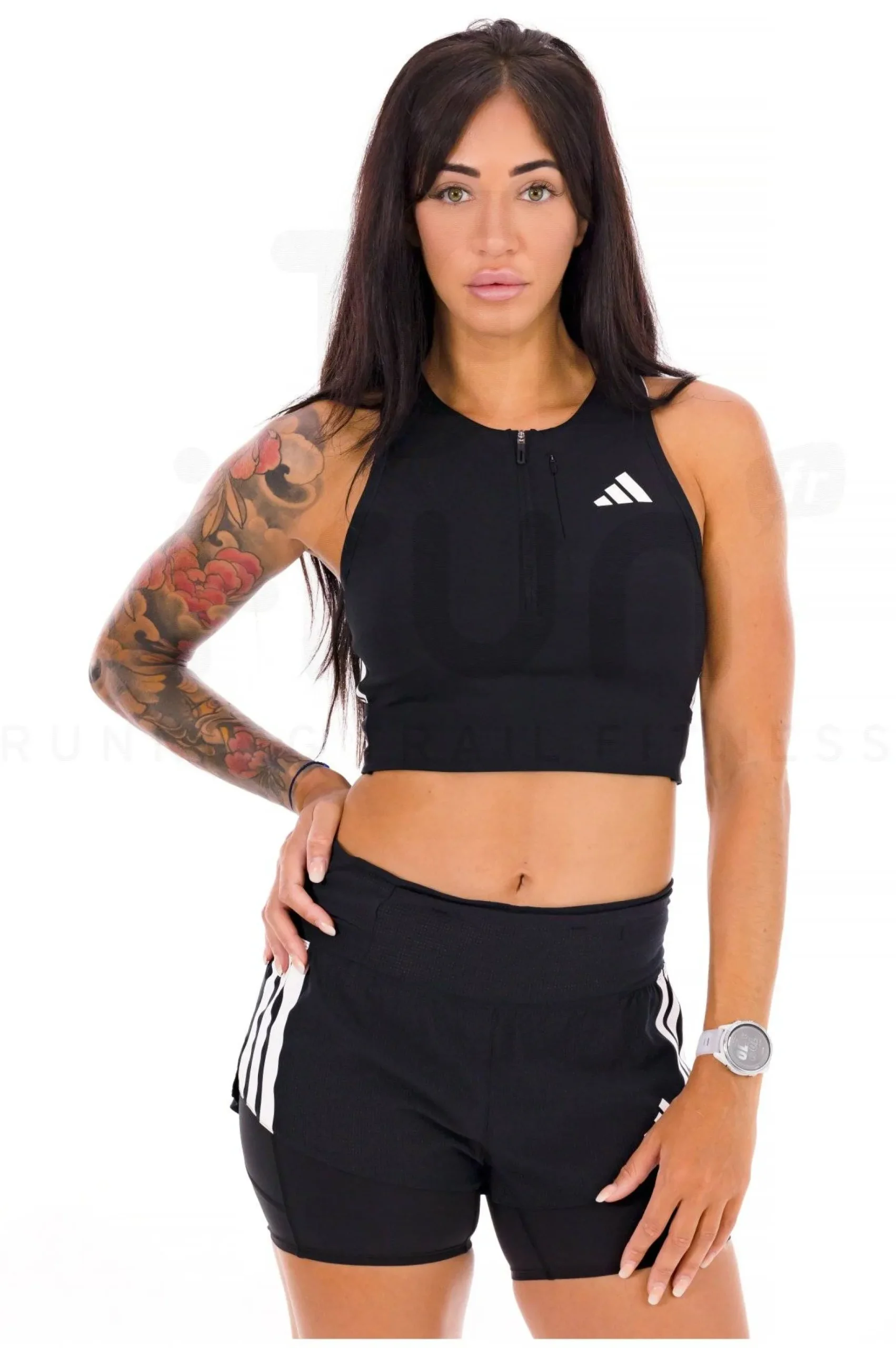 adizero crop top femme