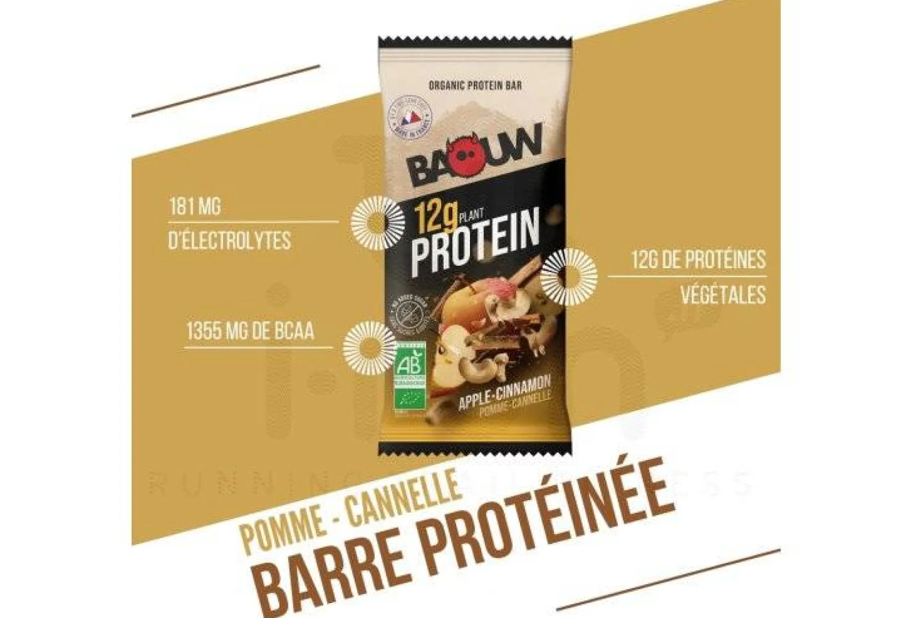 Barre protéinée bio
