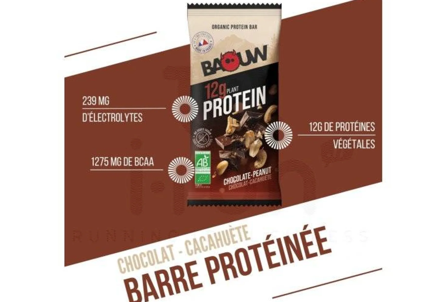 Barre protéinée bio