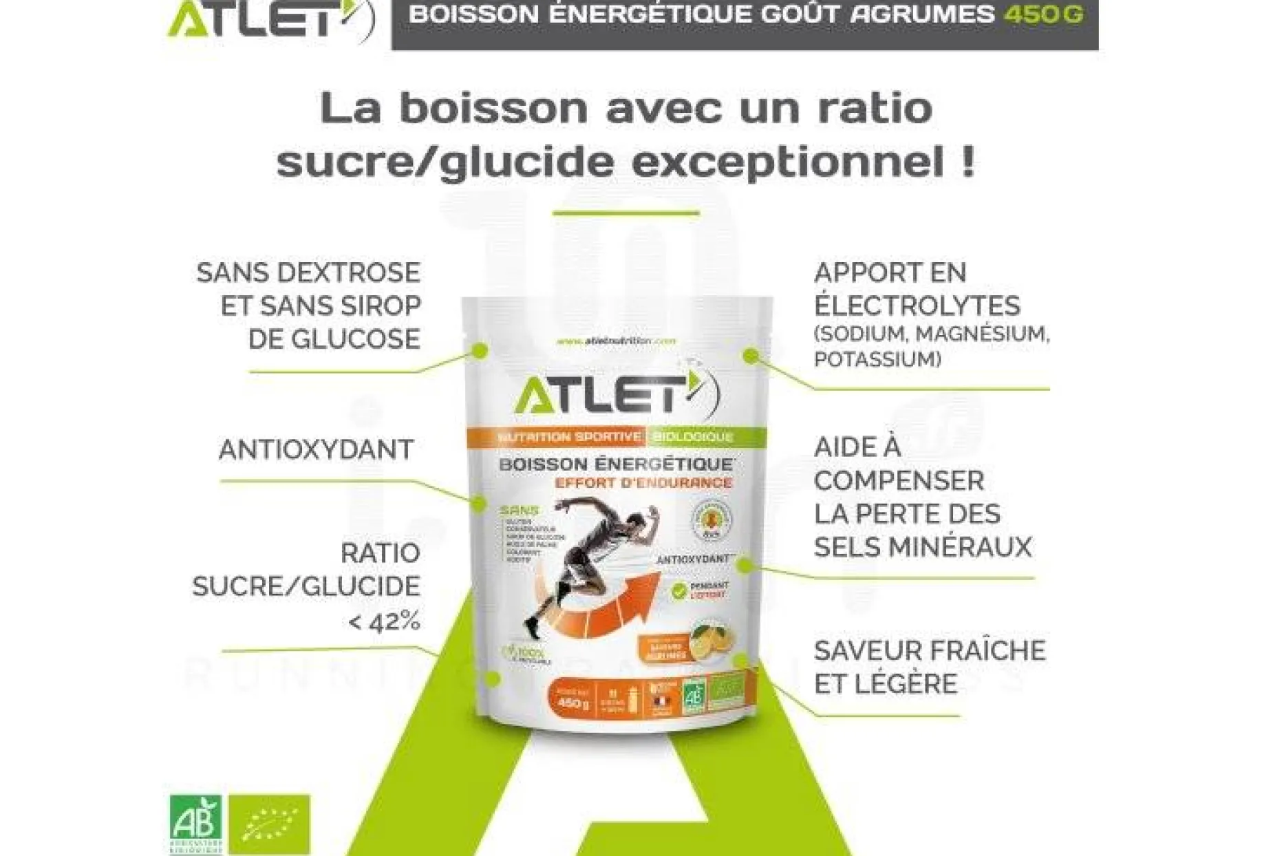 Boisson Énergétique - Agrumes