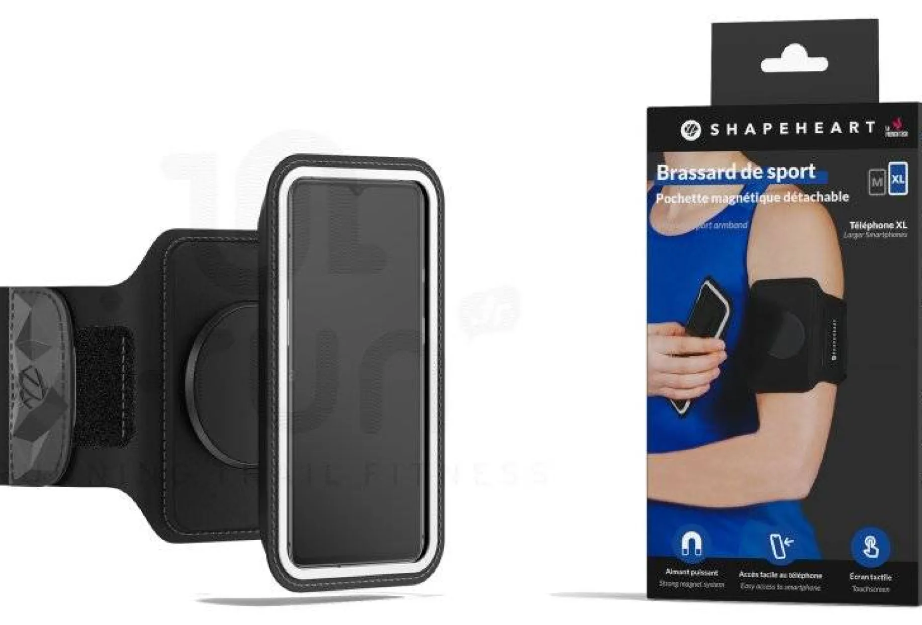 Brassard de sport magnétique