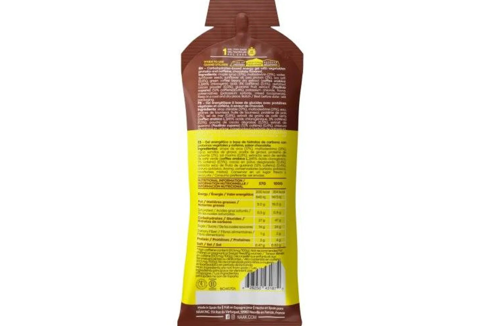 Gel Ultra Energy - chocolat caféine