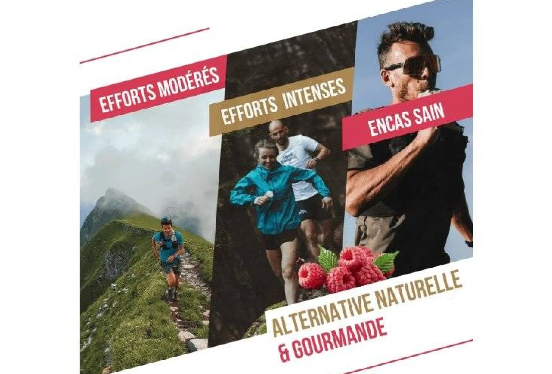 Purée nutritionnelle bio - Framboise - Fraise - Basilic