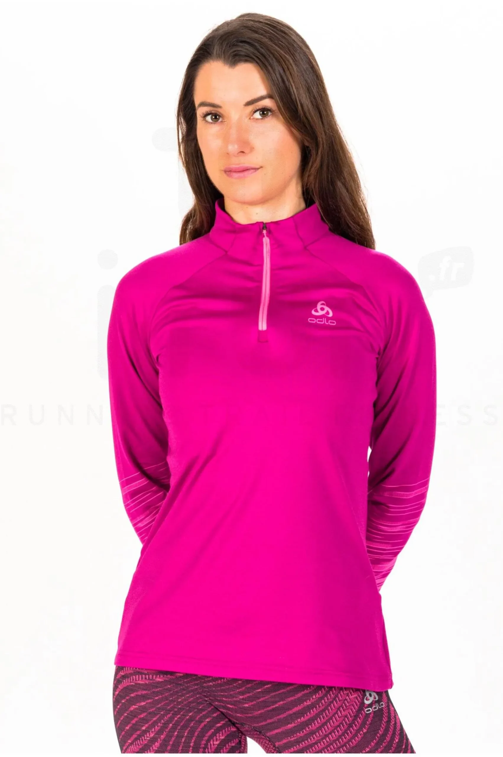 Sesvenna Graphic 1/2 Zip femme