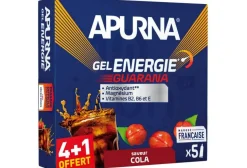 Étui gels énergie Guarana - Cola 4+1